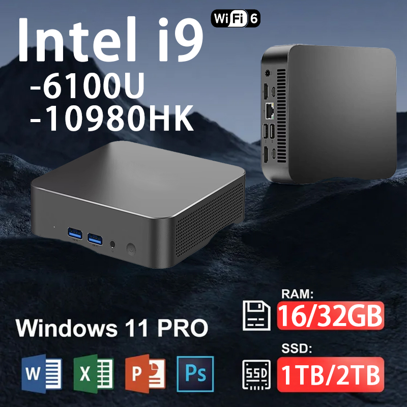 Pc Gaming I3 - Мини-ПК с Windows 11, процессором Intel