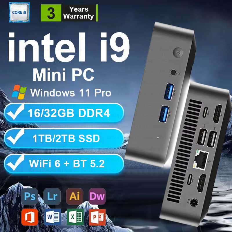 Pc Gaming I3 - Мини-ПК с Windows 11, процессором Intel