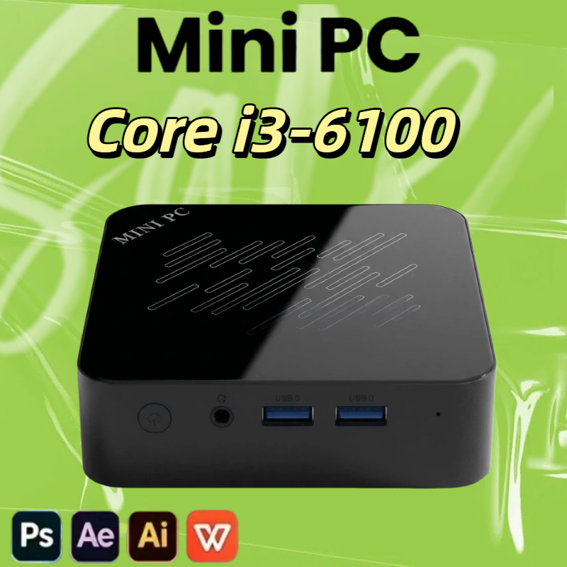 Pc Gaming I3 - Высокопроизводительный мини-ПК Intel Core i3-6100, портативный