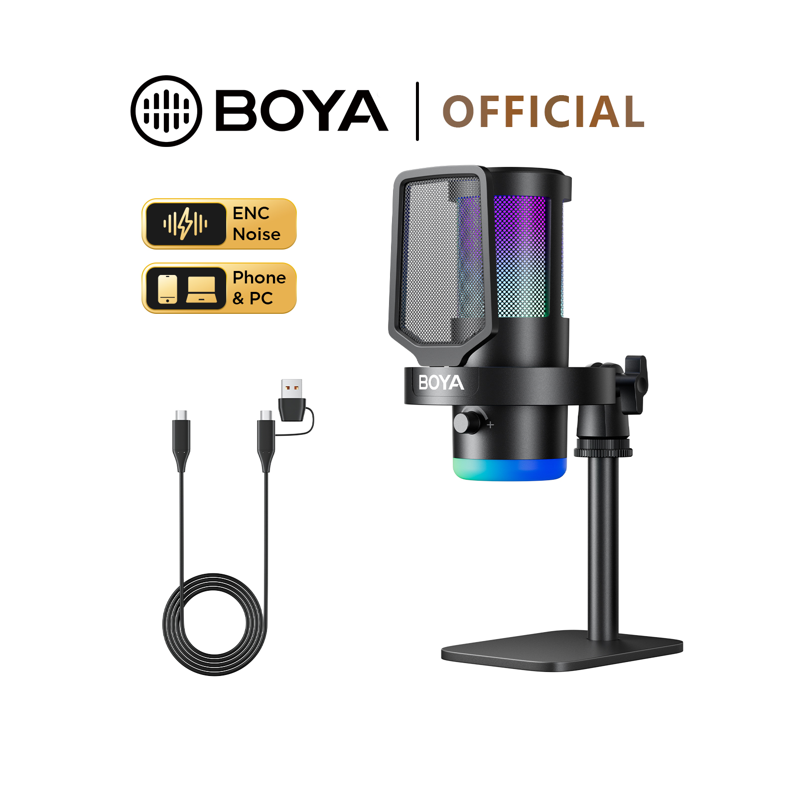 Микрофон BOYA CastMic G30 USB  – обзор и цена Pc Gaming Live Streaming